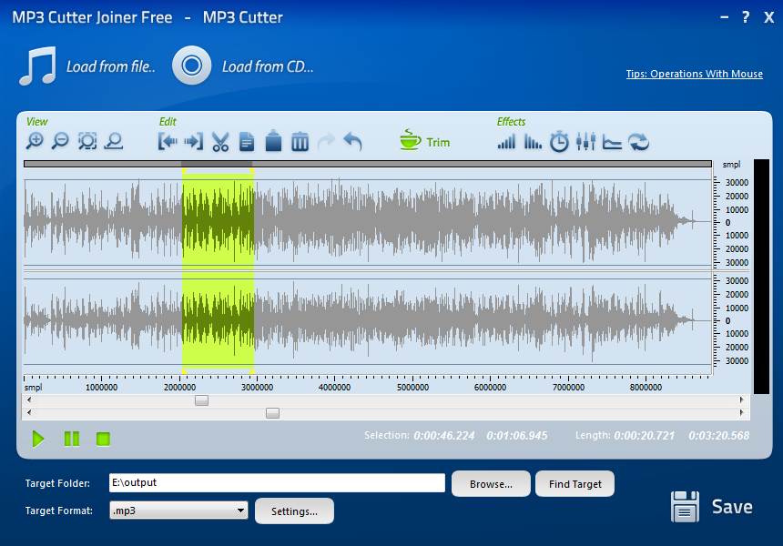 Online Mp3 Wav Cutter Trim