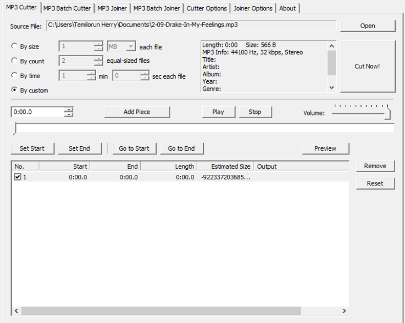 Fast MP3 Cutter Joiner