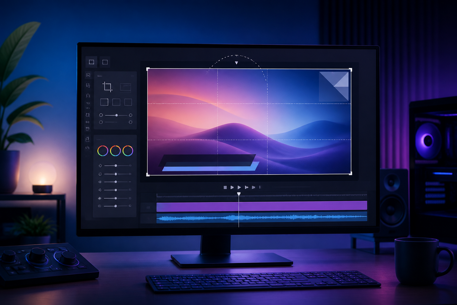 Local Windows workflow for crop rotation subtitles and watermark editing