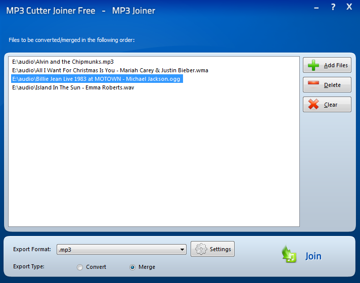 free mp3 cutter joiner